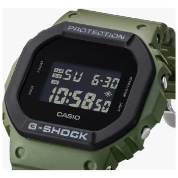 Relógio Casio G-Shock Masculino Esportivo Digital Verde Á Prova d'água DW-5610UU-3DR