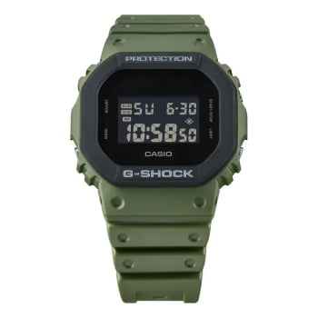 Relógio Casio G-Shock Masculino Esportivo Digital Verde Á Prova d'água DW-5610UU-3DR