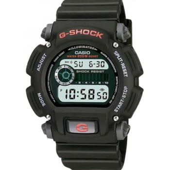 Relógio Casio G-Shock Masculino preto Digital Esportivo a prova d'água DW-9052-1VDR 