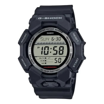 Relógio Casio G-Shock Masculino preto Digital Esportivo a prova d'água GD-010-1DR Relógio Casio G-Shock Masculino preto Digital Esportivo a prova d'água GD-010-1DR