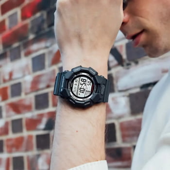 Relógio Casio G-Shock Masculino preto Digital Esportivo a prova d'água GD-010-1DR