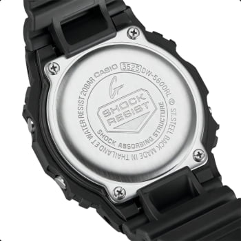 Relógio Casio G-Shock Masculino Preto Esportivo Digital em Poliuretano Á Prova d'água DW-5600RL-1DR
