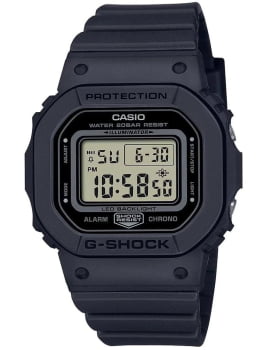 Relógio Casio G-Shock Masculino Preto Esportivo Digital em Poliuretano Á Prova d'água GMD-S5600BA-1DR