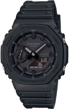 Relógio Casio G-Shock Masculino Preto Esportivo Display Duplo em Resina á Prova d'água GA-2100-1A1DR 5611