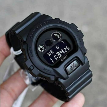Relógio Casio G-Shock Masculino Preto Digital Esportivo em Poliuretano Á Prova d'água DW-6900BB 1DR