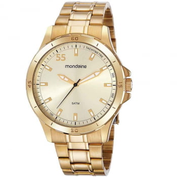 Relógio Mondaine masculino Dourado - 99586GPMVDE2