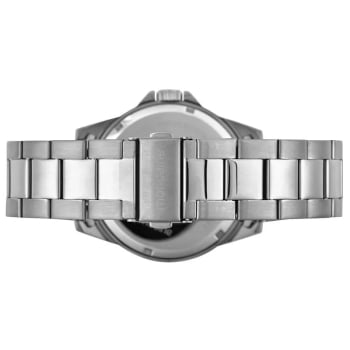 Relógio Mondaine Masculino Prateado com Mostrador Azul á Prova D'água 99807G0MVNE2