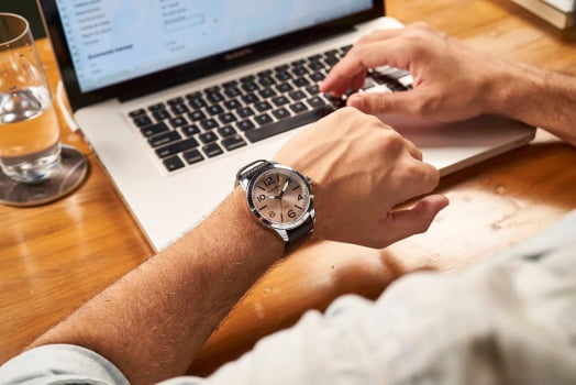 Relógio Mondaine Masculino Prateado Pulseira em Couro Preta Á Prova D'água 99411G0MVNH2