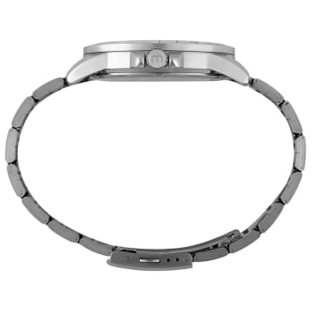 Relógio Mondaine Masculino Prateado Robusto Visor Preto Á Prova d'água 99930G0MVNE3