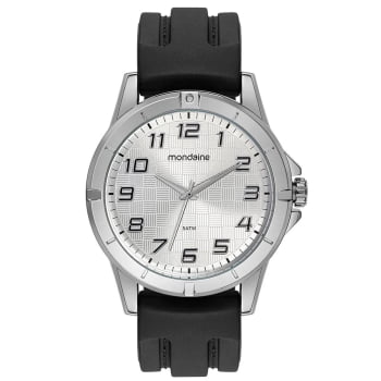 Relógio Mondaine Masculino Silicone Prata á Prova D'água 99664G0MVNI1 -  Imperial Relógios