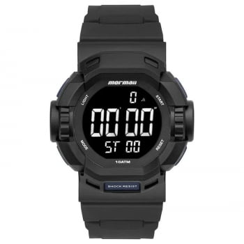 Relógio Mormaii Masculino Esportivo Digital Preto MO6710AA-8B