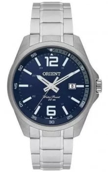 Relógio Orient Masculino Aço Inox Prata Calendário MBSS1275