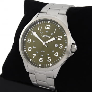 Relógio Orient Masculino Prata Calendário Aço Inox MBSS1380