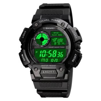Relógio Skmei Masculino Preto Digital Esportivo á Prova d'água 1723