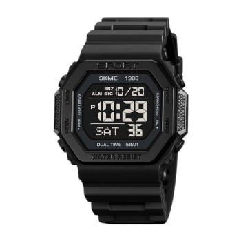 Relógio Skmei Masculino Preto Digital Esportivo á Prova d'água 1988