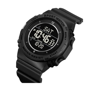 Relógio Skmei Masculino Preto Esportivo Digital em Poliuretano 2400