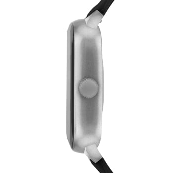 Relógio Smartwatch Technos Connect Max Pro Digital Prata Quadrado Troca de Pulseira Inteligente Aço Inoxidável á Prova D'água TMAXPAB/8K