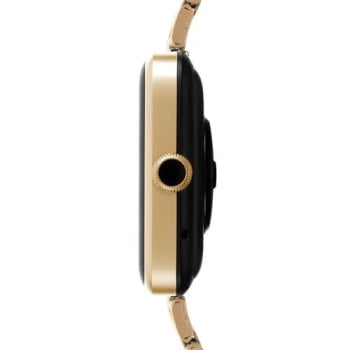 Relógio Smartwatch Technos Connect Max Quadrado Dourado Troca de Pulseira Inteligente Á Prova D'água TMAXAL/8D