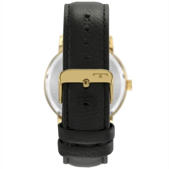Relógio Technos Masculino Golf Dourado com Calendário Pulseira de Couro á Prova d'água 2115MXY/1P