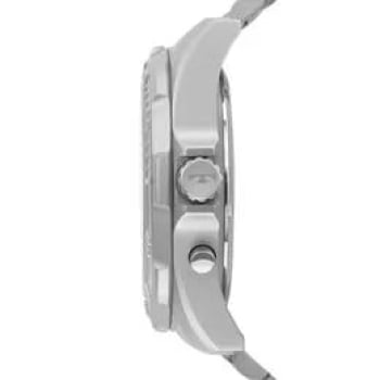 Relógio Technos Masculino Skydiver Prateado Digital e Analógico Catraca Giratória Aço Inoxidável á prova d' água WT2050AZN/1P