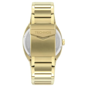 Relógio Technos Masculino Skymaster Dourado com Calendário á Prova D'água 2115NAA/1D