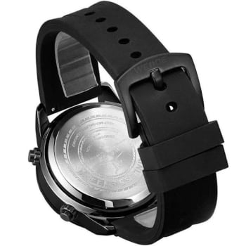 Relógio Weide Masculino e Vermelho Preto Digital Display Duplo WH-8602