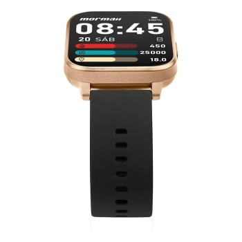 Relógio SmartWatch Mormaii Life Plus Feminino Rosa Esportivo A prova d'água MOLIFE2AD/8J